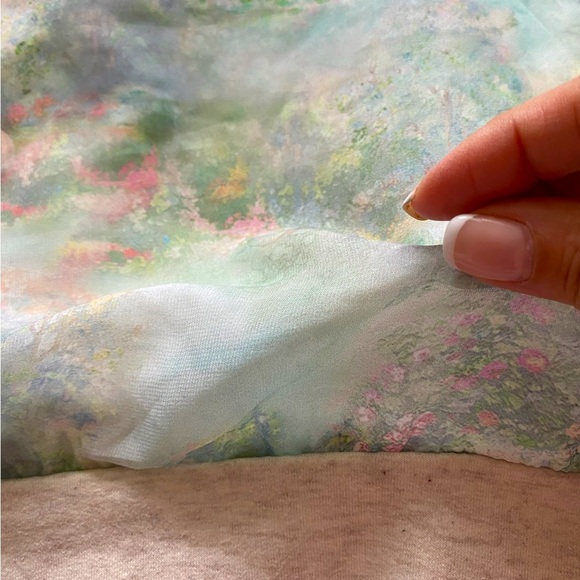 Mayoral top with chiffon like print in front size 18 girls- Made in Turkey - Picture 1 of 4